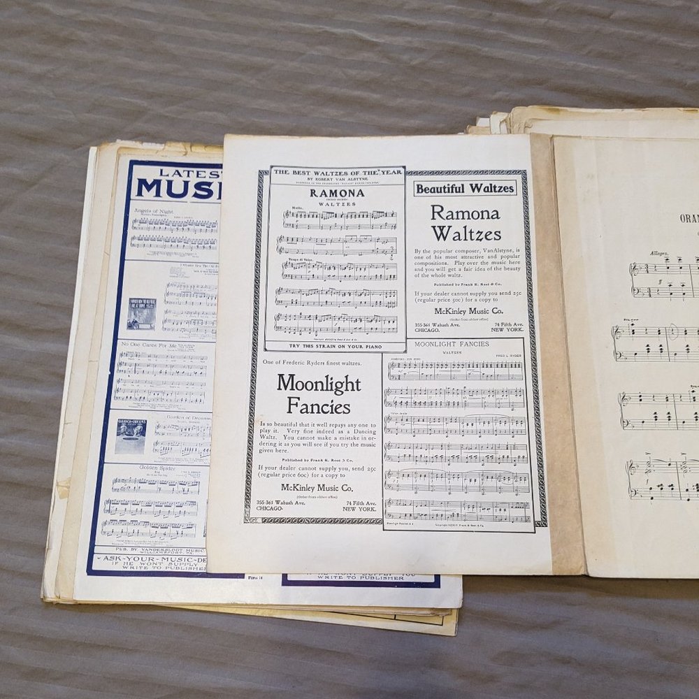Antique Sheet Music from the 1900s - Picture 4 of 7